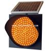 Solar LED Amber Warning Lights with Battery size of 300 mm.