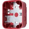 SYSTEMSENSOR Wall Speaker Surface Mount Back Box, Red model.SBBSPRL